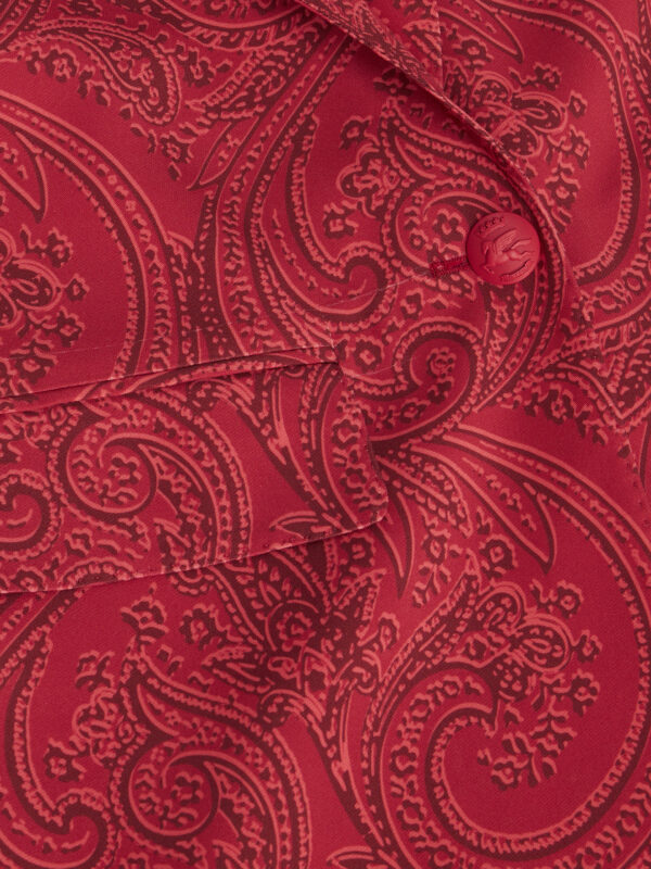 SILK JACKET WITH PAISLEY PATTERNS