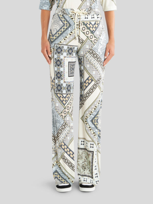 JOGGING TROUSERS WITH PATCHWORK PATTERN