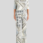 JOGGING TROUSERS WITH PATCHWORK PATTERN