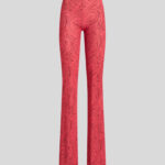 PAISLEY PATTERN FLARED TROUSERS