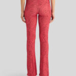 PAISLEY PATTERN FLARED TROUSERS