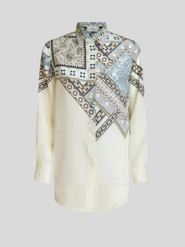 SHIRT WITH PLACED POUCH PRINT