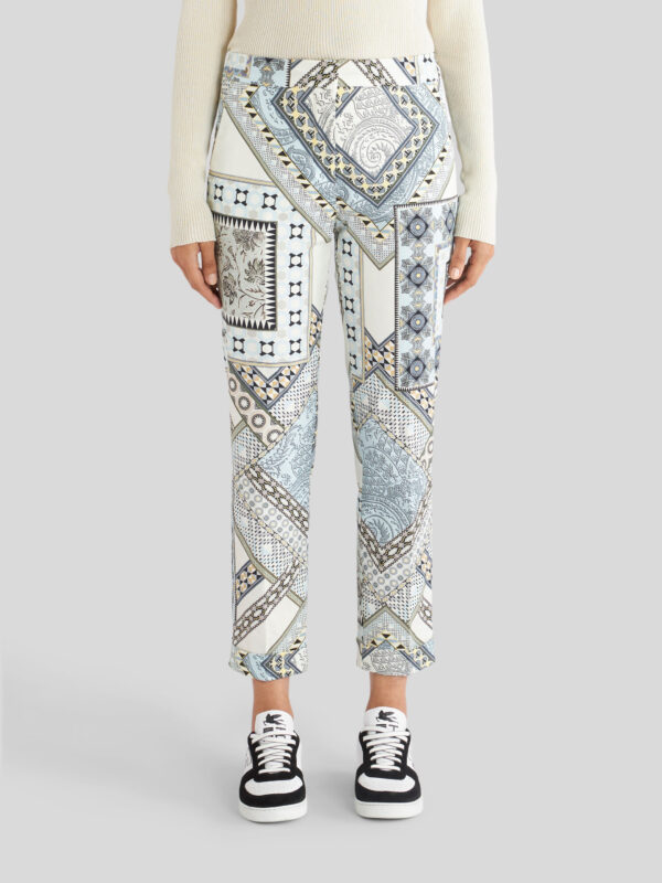 TAILORED PATCHWORK TROUSERS