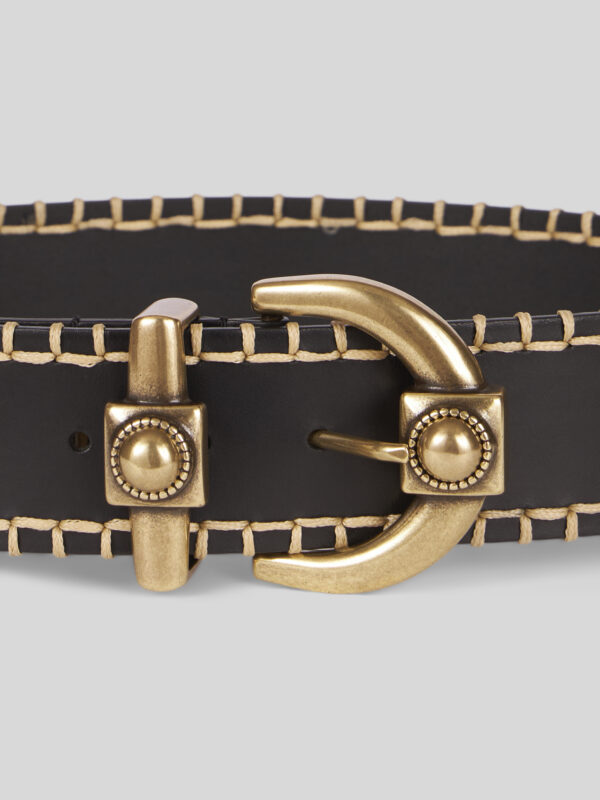 LEATHER EMBROIDERED BELT