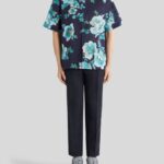 LINEN TROUSERS WITH TUCKS