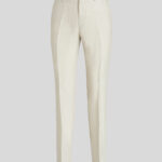 LINEN TROUSERS WITH TUCKS
