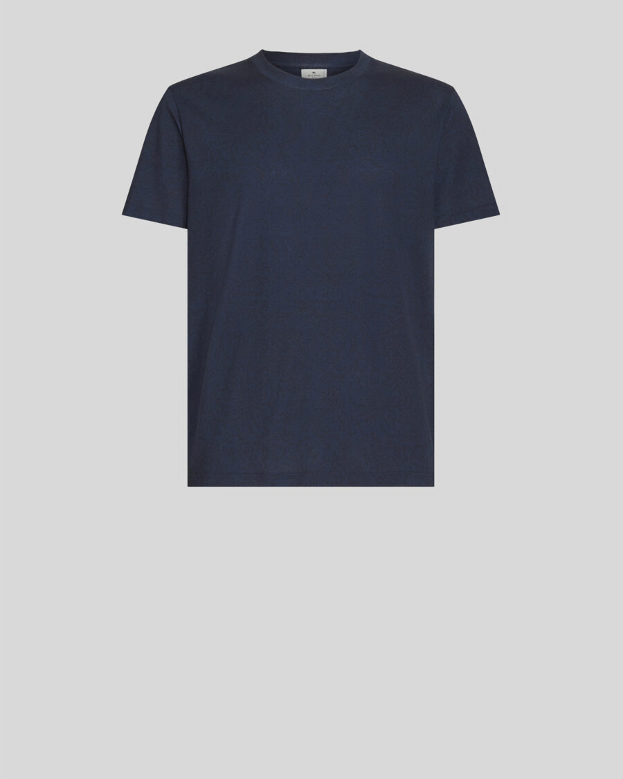 BANDANA PRINT JERSEY T-SHIRT
