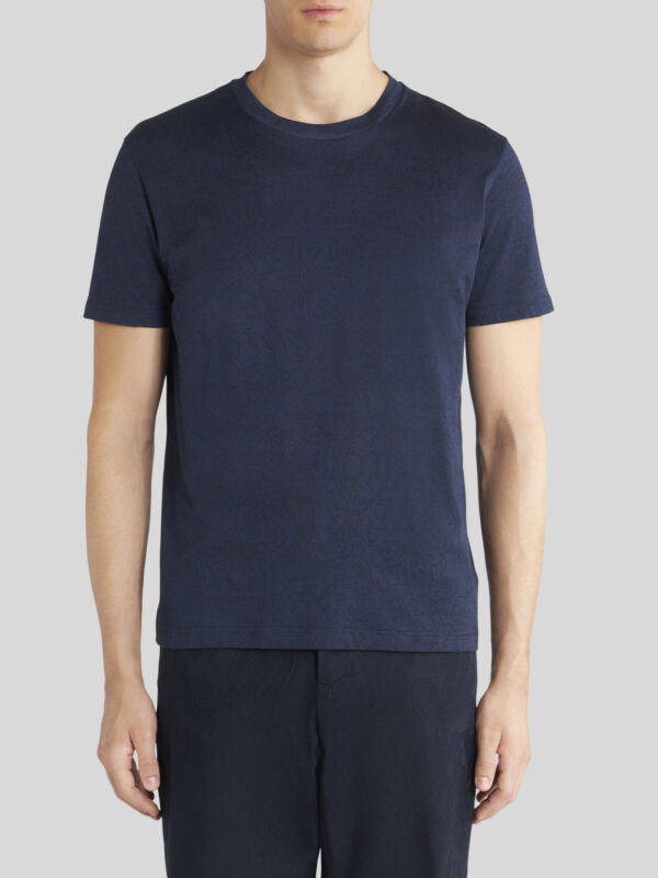 BANDANA PRINT JERSEY T-SHIRT