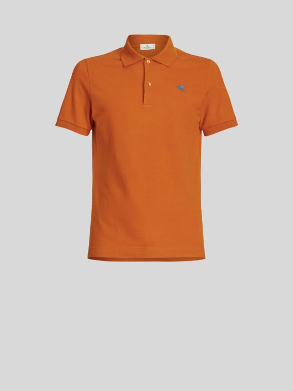 POLO SHIRT WITH EMBROIDERED PEGASO