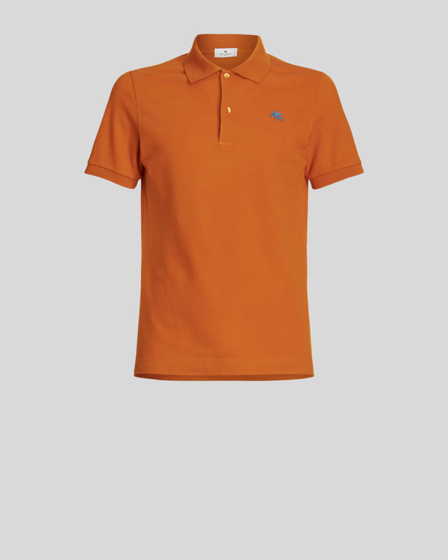 POLO SHIRT WITH EMBROIDERED PEGASO