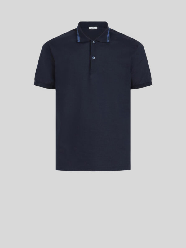 GRECA STYLE PATTERN POLO SHIRT