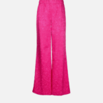 FLORAL JACQUARED PANTS