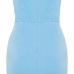 HARPER SATIN STRAPLESS MINI DRESS