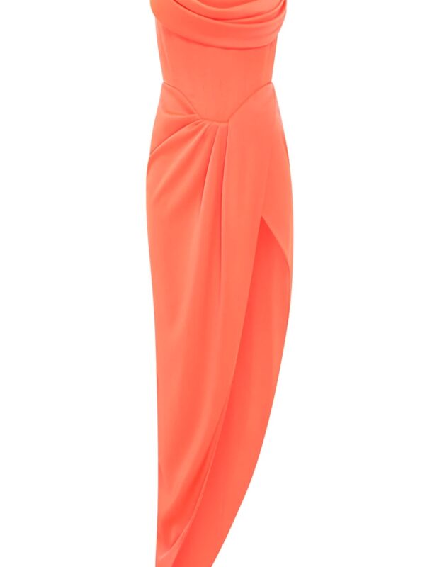 HARLAND ASYMMETRIC CORSET DRESS