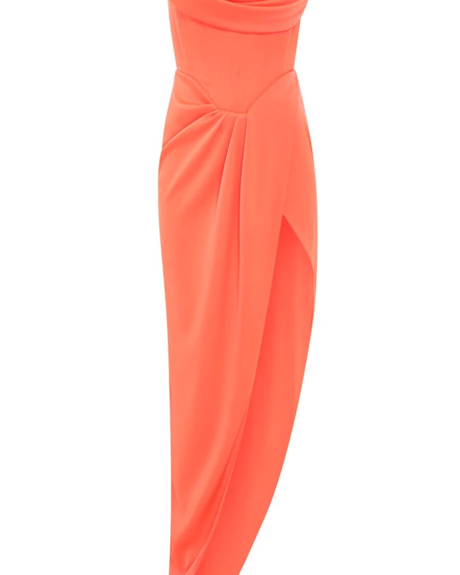 HARLAND ASYMMETRIC CORSET DRESS