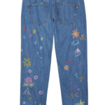 Beaded Denim Jeans