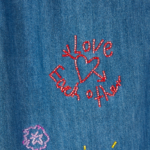 Beaded Denim Jeans