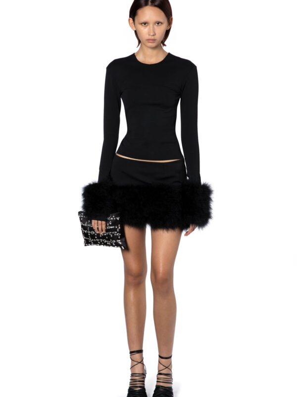 TANITH TOP IN PUNTO MILANO BLACK