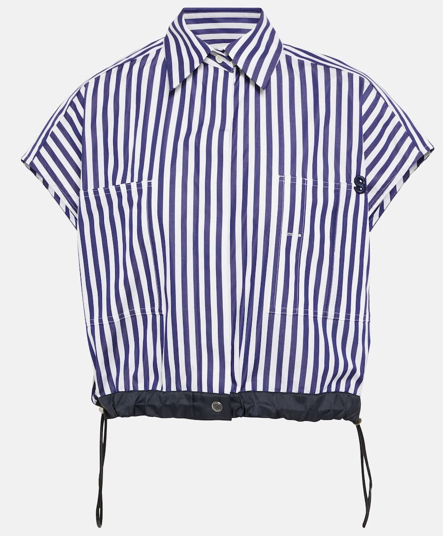 STRIPED COTTON CROP TOP