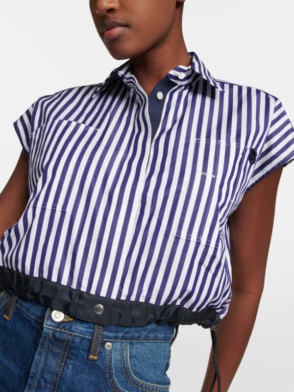 STRIPED COTTON CROP TOP