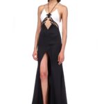 CRYSTAL IRIS EMBROIDERY AND TRAIN GOWN