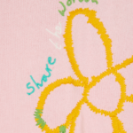Flower Embroidered Raglan Sweater