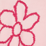 Flower Embroidered Raglan Sweater