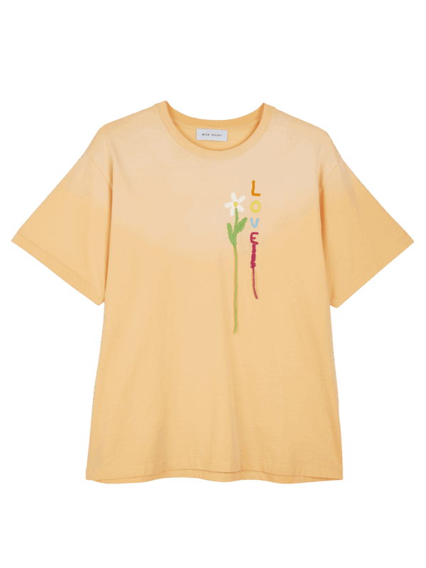 Dégradé Love Embroidered T-Shirt
