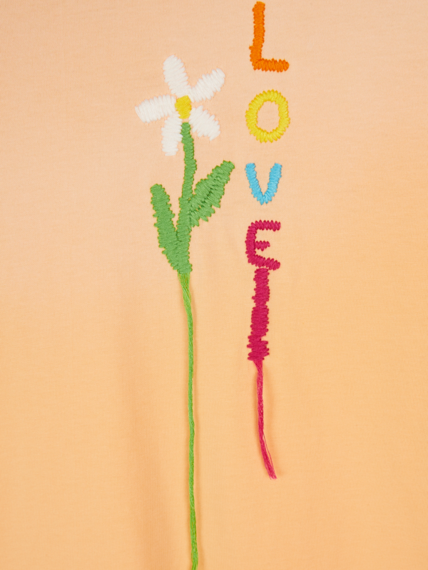 Dégradé Love Embroidered T-Shirt
