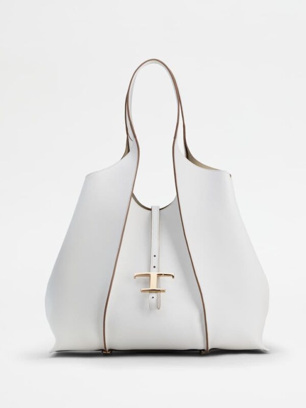 T Timeless Shopping Bag in Leather Medium