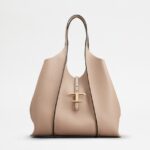 T Timeless Shopping Bag in Leather Medium