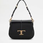 T Timeless Shoulder Bag in Leather Mini