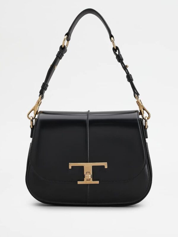 T Timeless Shoulder Bag in Leather Mini