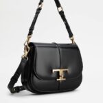 T Timeless Shoulder Bag in Leather Mini