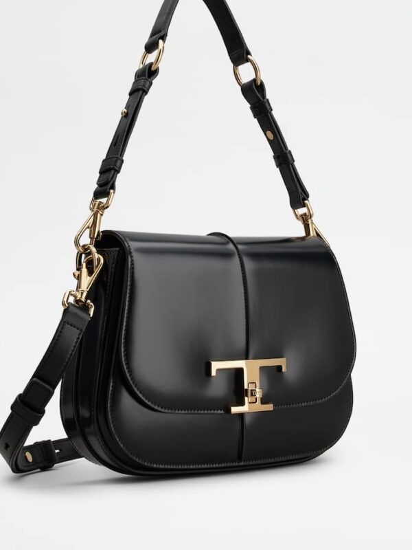 T Timeless Shoulder Bag in Leather Mini