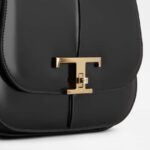 T Timeless Shoulder Bag in Leather Mini