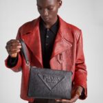 SAFFIANO LEATHER POUCH
