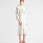 SILK TWILL CROPPED BLOUSON