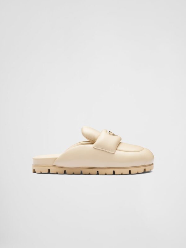 SOFT PADDED NAPPA LEATHER SABOTS
