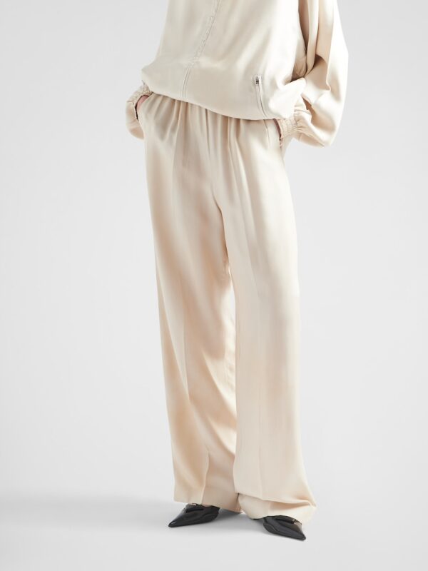 SILK TWILL PANTS