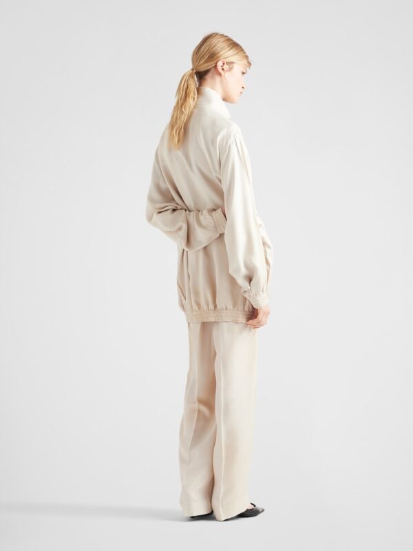 SILK TWILL BLOUSON