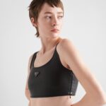 STRETCH NAPPA LEATHER TOP