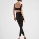 STRETCH NAPPA LEATHER TOP