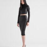 STRETCH NAPPA LEATHER JACKET
