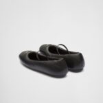 PADDED SOFT NAPPA LEATHER BALLERINAS