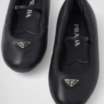 PADDED SOFT NAPPA LEATHER BALLERINAS