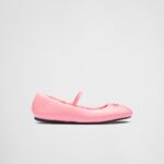 PADDED SOFT NAPPA LEATHER BALLERINAS