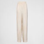 SILK TWILL PANTS