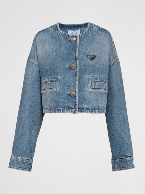 DENIM BLOUSON JACKET