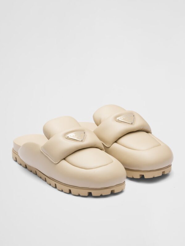 SOFT PADDED NAPPA LEATHER SABOTS